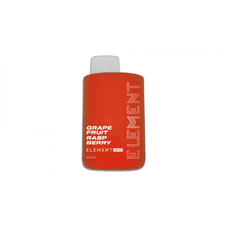 (М) Одноразовая электронная сигарета Element Uno 5000 - Grapefruit Raspberry (Грейпфрут - Малина)